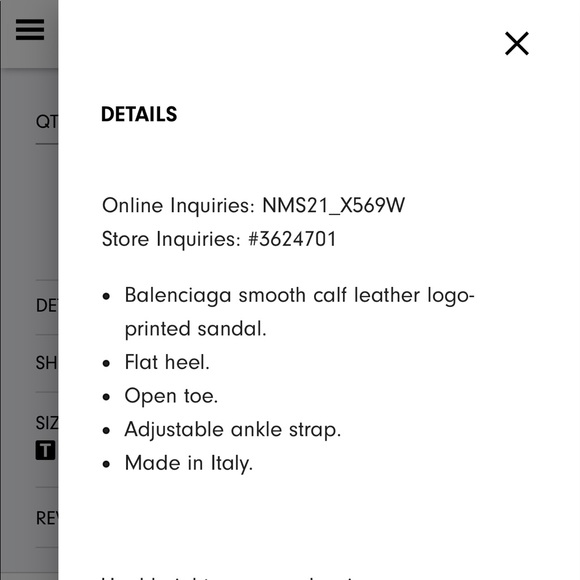 Balanciaga Logo Ankle Strap Flat - NEW size 9.5 - Picture 5 of 10